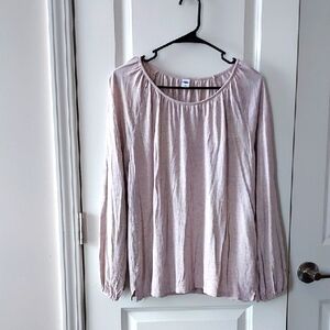 Old Navy Soft Pink Blouse Large